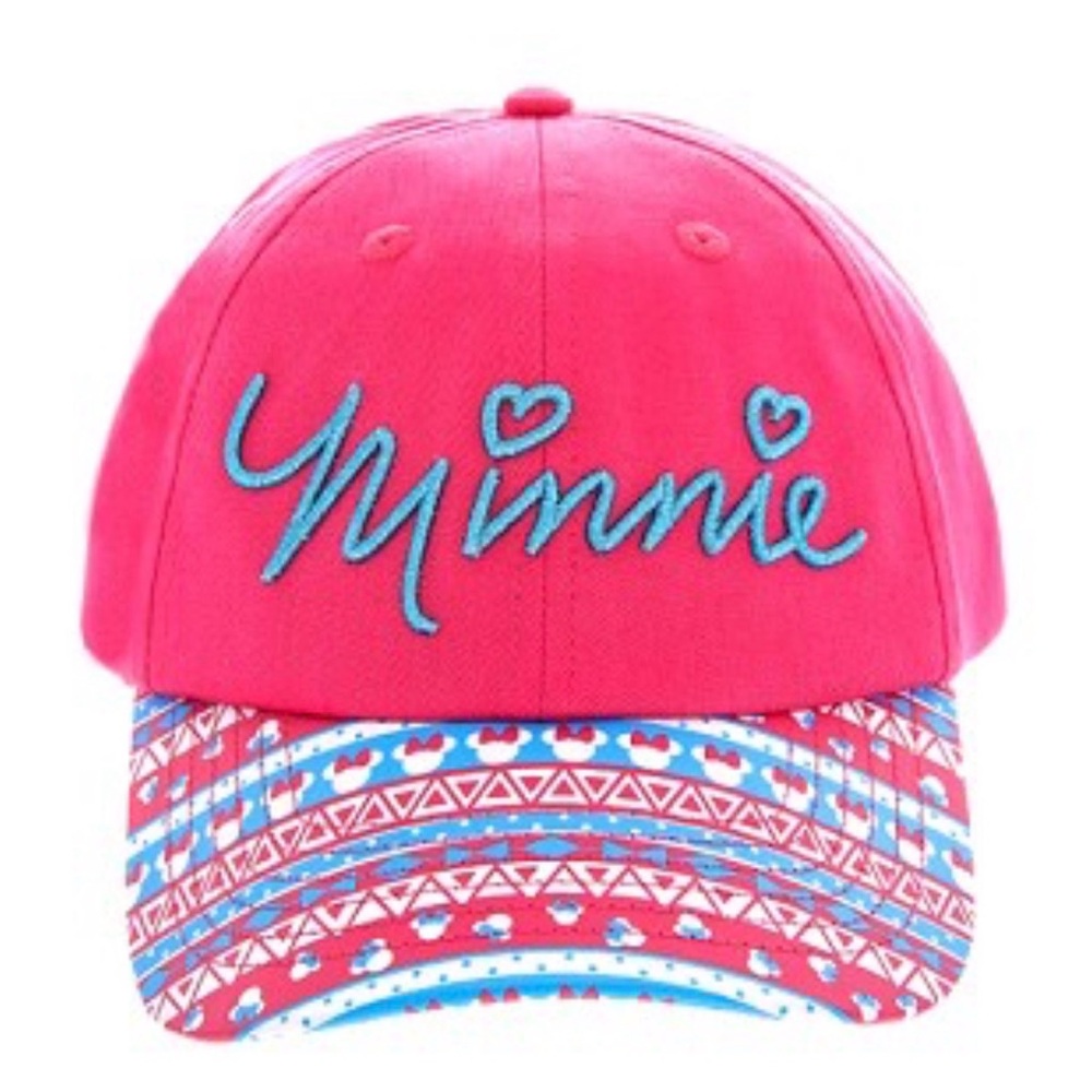 Disney Baseball Cap - Minnie Signature with Patterned Bill